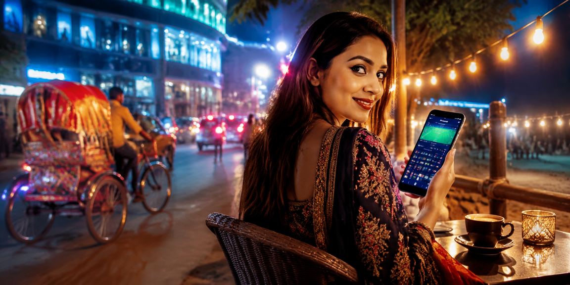 ঢাকায় মোবাইল ক্যাসিনো গেমের দৃশ্য